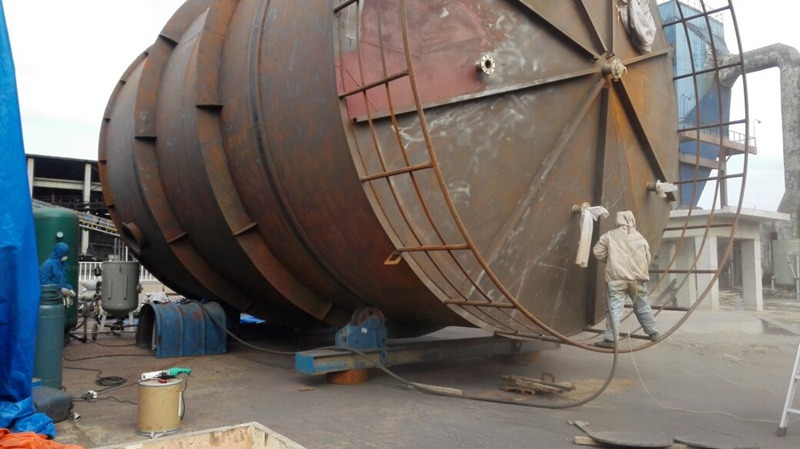 現(xiàn)場(chǎng)噴砂