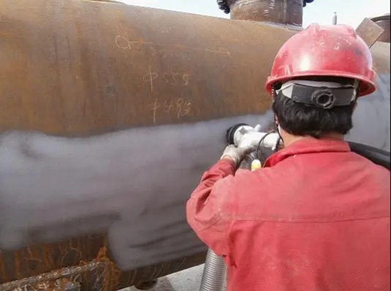 現(xiàn)場(chǎng)噴砂